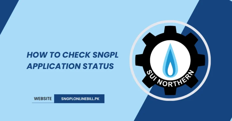 How To Check SNGPL Application Status?