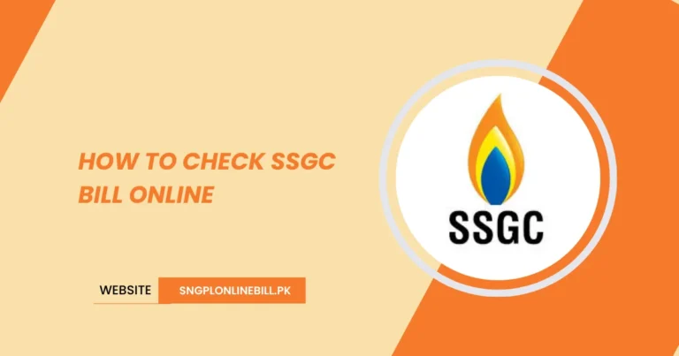 How To Check SSGC Bill Online?